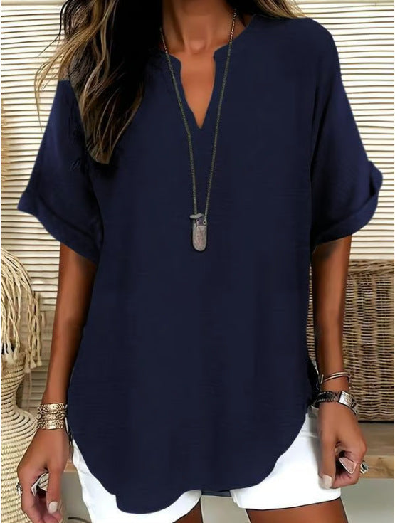 V-neck top - Lightweight, elegant, and versatile | Lindgren Studio