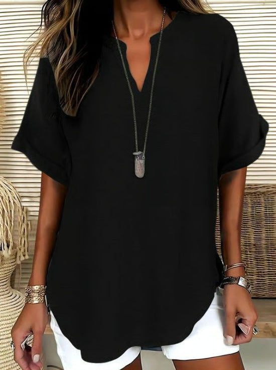 V-neck top - Lightweight, elegant, and versatile | Lindgren Studio