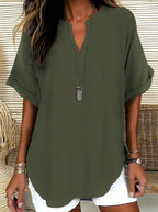 V-neck top - Lightweight, elegant, and versatile | Lindgren Studio