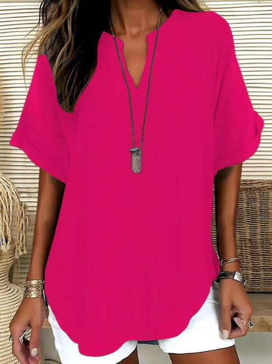 V-neck top - Lightweight, elegant, and versatile | Lindgren Studio