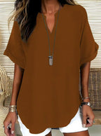 V-neck top - Lightweight, elegant, and versatile | Lindgren Studio