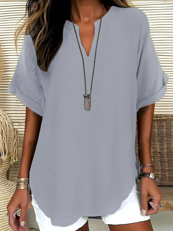 V-neck top - Lightweight, elegant, and versatile | Lindgren Studio