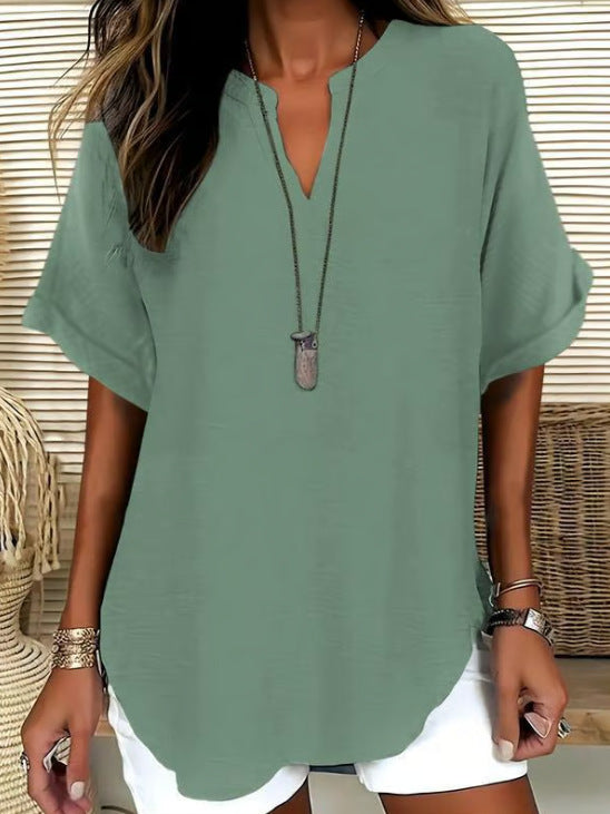 V-neck top - Lightweight, elegant, and versatile | Lindgren Studio