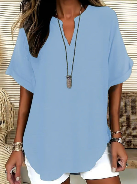 V-neck top - Lightweight, elegant, and versatile | Lindgren Studio