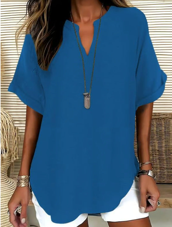 V-neck top - Lightweight, elegant, and versatile | Lindgren Studio