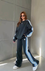 Rebelline Side Stripe Tracksuit Set | Lindgren Studio