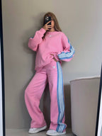 Rebelline Side Stripe Tracksuit Set | Lindgren Studio